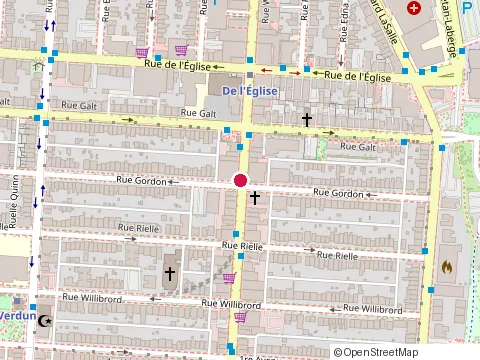 Location of Autour de Ma Table at 4213 Rue Wellington, Verdun