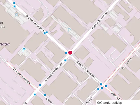 Location of Auvents Etc. at 8250 Chemin Devonshire, Montréal
