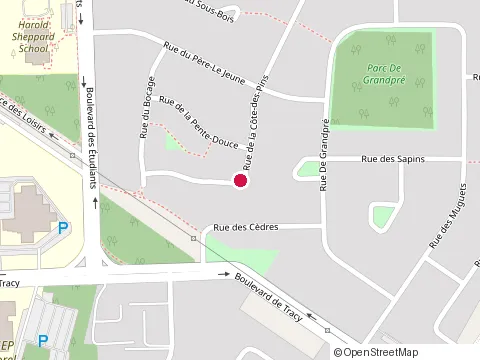 Location of aux Delices des Papilles at 51 Rue de la Cote-des-Pins, Sorel-Tracy