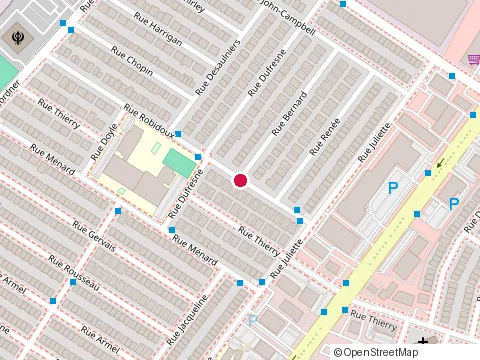 Location of aux Lilas at 5570 Park Ave, Montréal