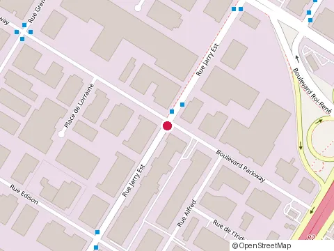 Location of Av-Tech at 8002 Rue Jarry, Anjou