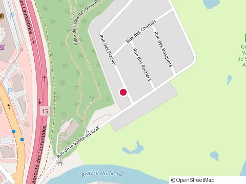 Location of Avantage Court Inc at 545 Rue de la Vall. du Golf, Sainte-Adèle