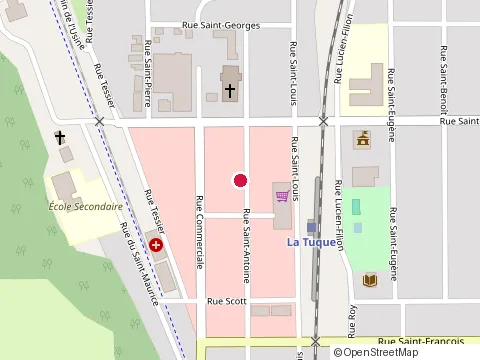 Location of Aventures Tropicales Enr at 507 Rue St Antoine, La Tuque