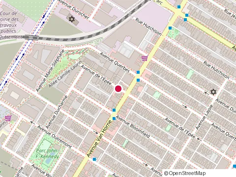 Location of Avenue 65 at 907 avenue de l'Epee, Outremont
