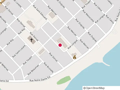 Location of Avenues-Nouvelles Secondary School at 60 Rue Jean-Noël-Trudel, Trois-Rivières