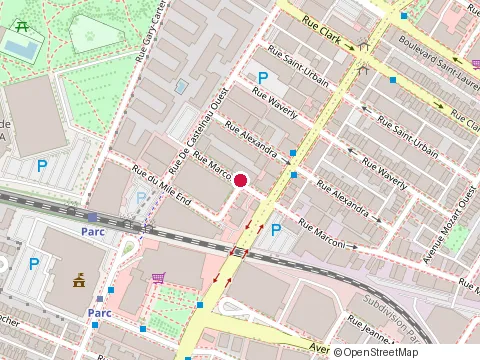 Location of Avicor Construction at 7250 Rue du Mile End, Montréal