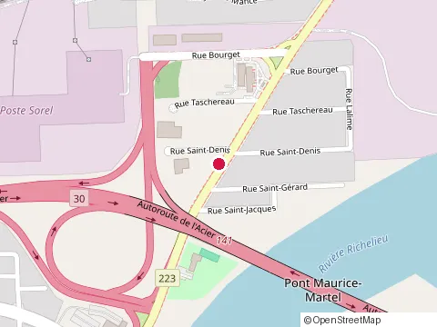 Location of Avignon at 2800 Chem. Saint-Roch, Sorel-Tracy