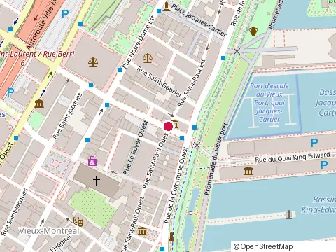 Location of Avocat Criminel Montréal - Giguère Lespérance Tellier Avocats at 20 Saint-Paul St W Bureau 203, Montréal