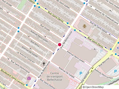 Location of Avocat Jareed Will at 305 Rue de Bellechasse, Montréal