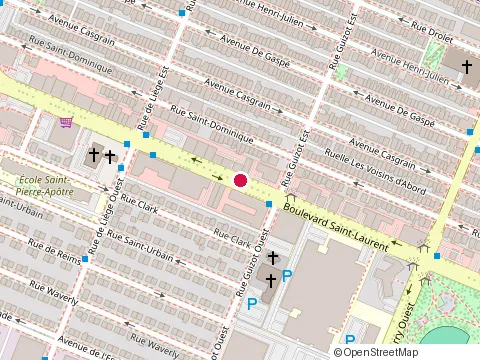 Location of Avocat Marin Cojocaru at 8355 boulevard Saint-Laurent Suite A, Montréal