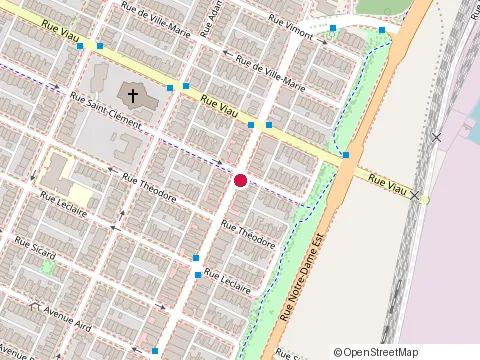 Location of Avocats Lamontagne Oshriyeh Deschenes at 4838 Rue Sainte-Catherine E, Montréal