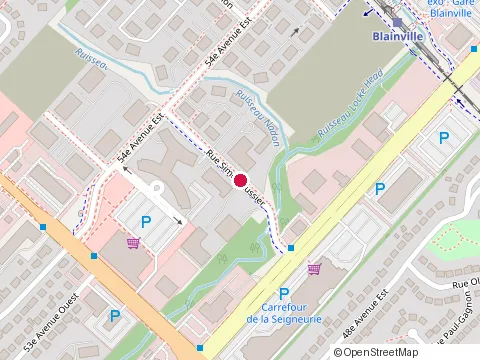 Location of Axces Trigone Blainville at 21 Simon Lussier, Blainville