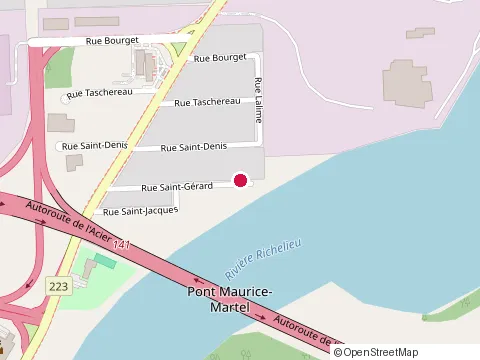 Location of Ayotte J P Inc at 1247 Rue Saint-Gérard, Sorel-Tracy