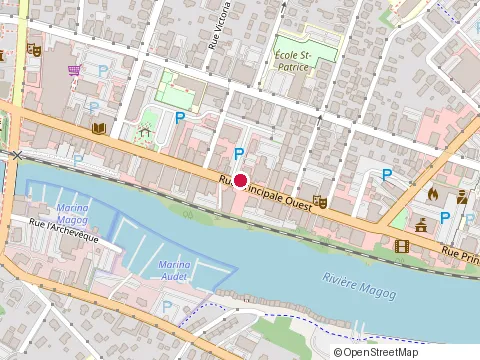Location of B & G Smoked Meat at 50 Place du Commerce, Magog