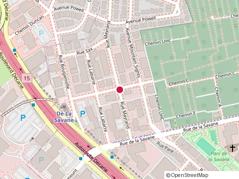 Location of B Express at 8285 Rue Mayrand, Montréal