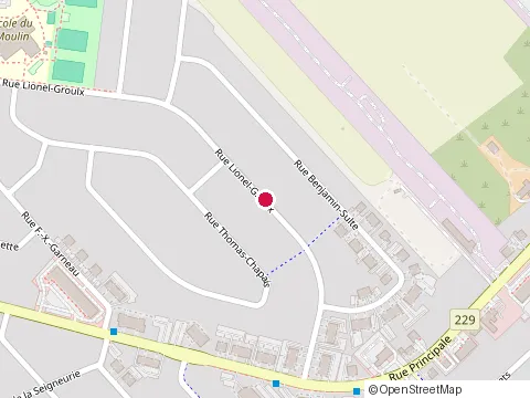 Location of B1 Excavation at 783 Rue Lionel-Groulx, Sainte-Julie