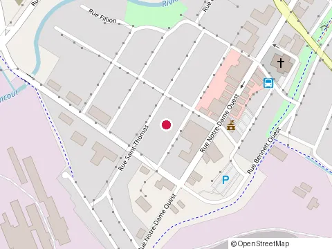 Location of B2 Maçonnerie at 207 Rue St Charles, Thetford Mines