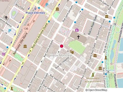 Location of Babacool Mtl at 140 Rue Notre-Dame O, Montréal