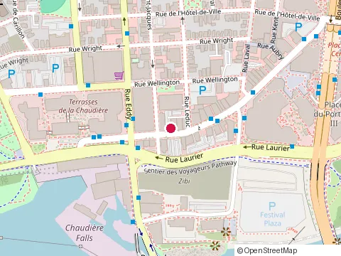 Location of Baci Cafe at 77 Promenade du Portage, Gatineau