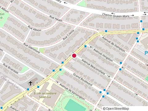 Location of Bak'd By Mona Cookies Inc. / Biscuits Bak'd By Mona Inc. at 6132 Cote Saint-Luc Rd, Montréal
