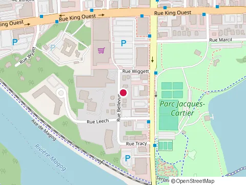 Location of Balancement Pro-Air at 306-255 Rue Bellevue, Sherbrooke