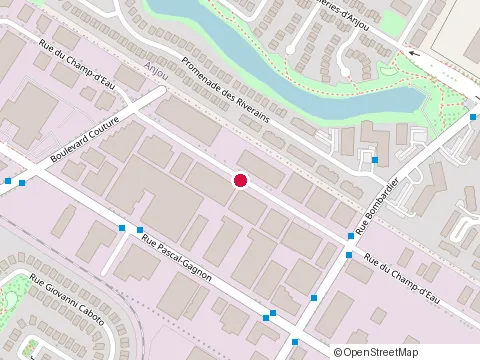 Location of Balcon Royal Inc at 8888 Rue du Champ-d'Eau, Saint-Léonard