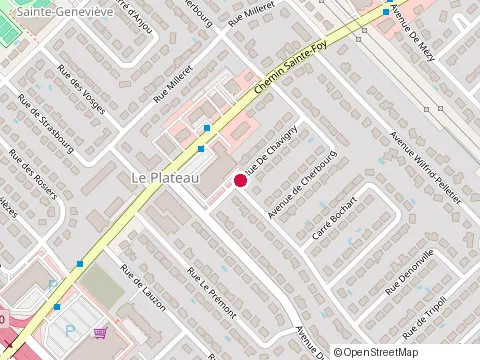 Location of Bali-Lotus Restaurant at 3185 chemin Ste-Foy, Québec