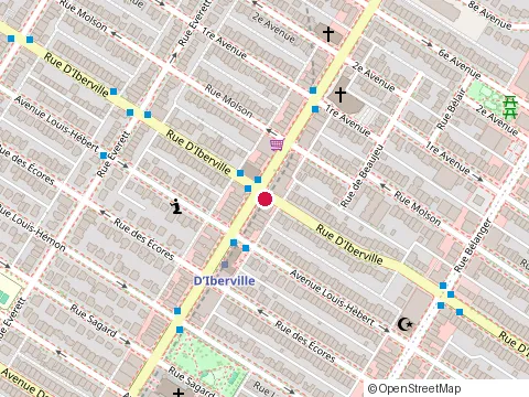 Location of Banh Mi Hanoi at 2499 Rue Jean-Talon E, Montréal