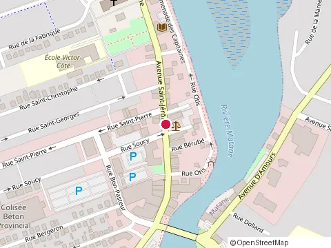 Location of Bar au Vieux Loup at 389 avenue St-Jérôme, Matane
