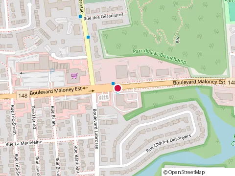 Location of Bar Billard Super 8 at 420 Boulevard Maloney E, Gatineau