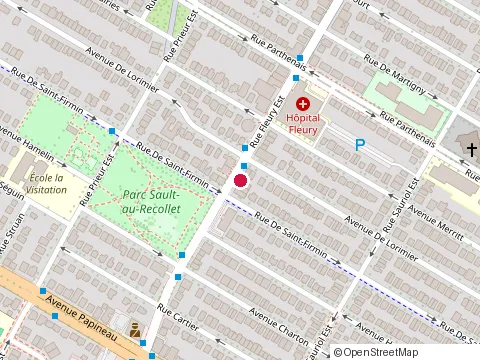 Location of Bar Brewskis at 2070 Rue Fleury E, Montréal