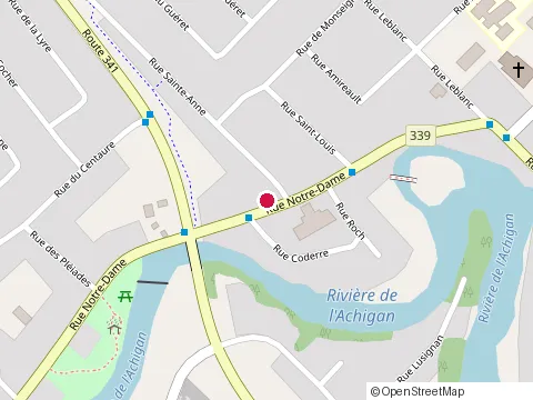 Location of Bar Café la Légende at 165 Rue Notre-Dame, L'Épiphanie