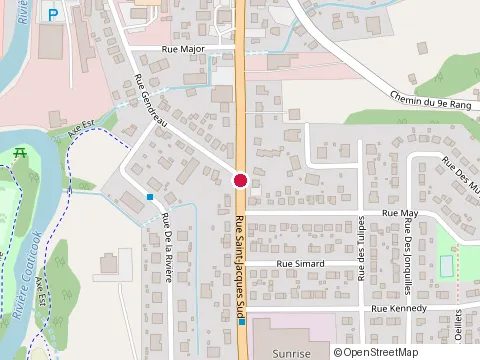 Location of Bar Chez Slim at 7 Rue Saint-Jacques S, Coaticook