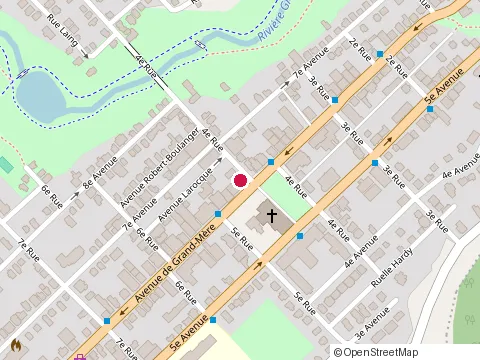 Location of Bar Chez Toy at 611 4E Rue, Shawinigan