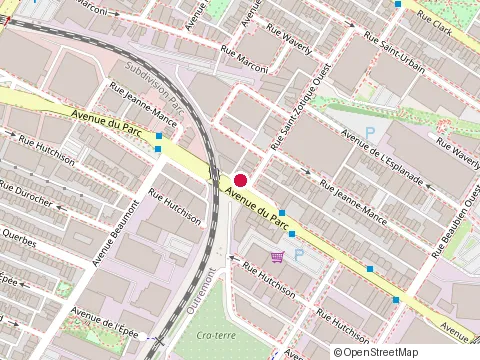 Location of Bar Cicchetti at 6703 Park Ave, Montréal