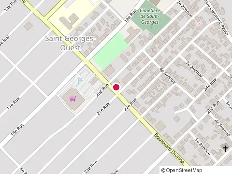 Location of Bar du Boulevard at 2100 Bd Dionne, Saint-Georges