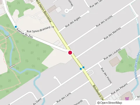 Location of Bar du Zoo at 8102 avenue du Zoo, Québec