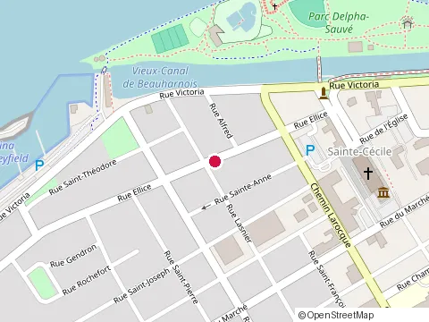 Location of Bar Entre Gens at 25 Rue Ellice, Salaberry-de-Valleyfield