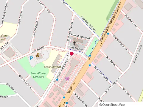 Location of Bar Flush Billard at 263 Bd Cartier, Beloeil