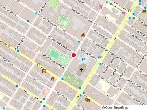 Location of Bar Kabinet at 98 B Av. Laurier O, Montréal