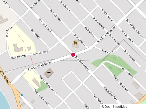 Location of Bar l'Ancienne Baroque at 300 Rue Rochefort, Trois-Rivières