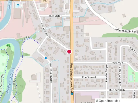 Location of Bar l'Epervier at 80 Rue Saint-Jacques S, Coaticook