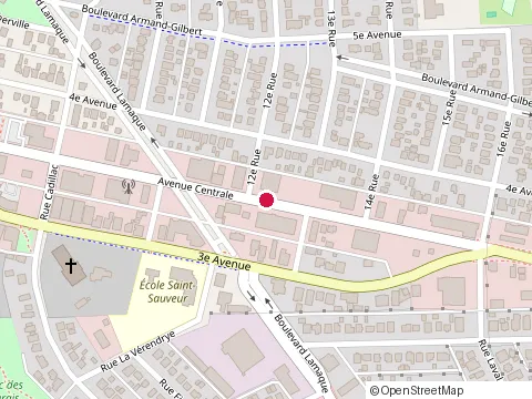 Location of Bar la Broue at 396 3E Avenue, Val-d'Or