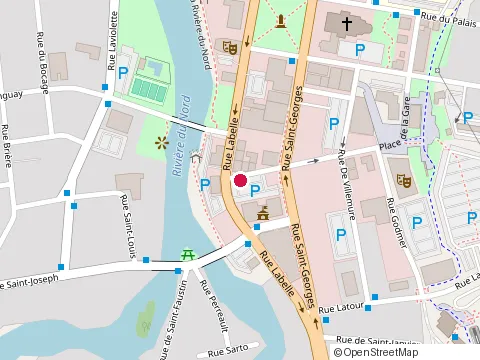Location of Bar la Galere at 70 Rue de la Gare, Saint-Jérôme