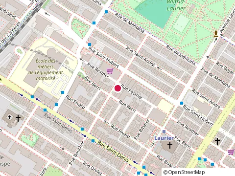 Location of Bar la Remise at 540 Rue Boucher, Montréal