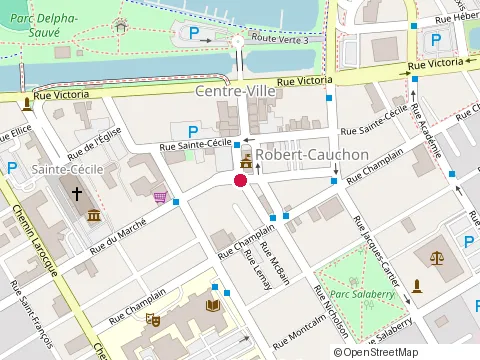 Location of Bar la Terrasse Enrg at 1 Rue du Marche, Salaberry-de-Valleyfield