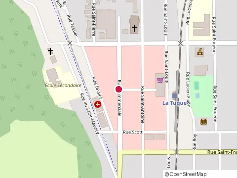 Location of Bar la Voûte at 500 Rue Commerciale, La Tuque