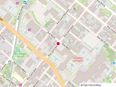 Location of Bar le Cristal at 313 Rue Saint-Jean, Drummondville