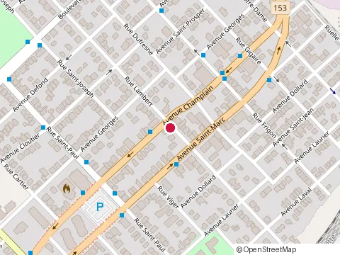 Location of Bar le Jacmel at 863 Rue Lambert, Shawinigan