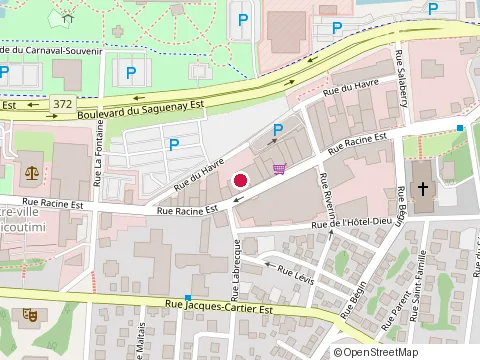 Location of Bar le Magic Night at 416 Rue Racine E, Chicoutimi